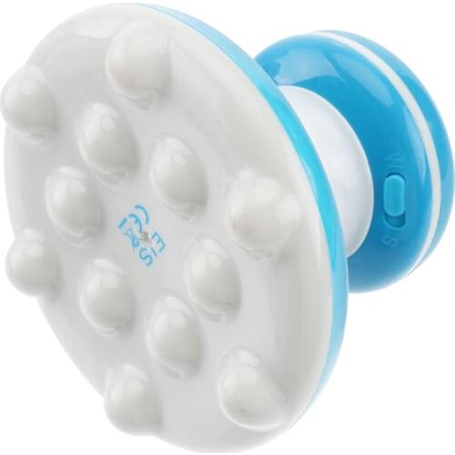 Mini Hand-held Electric Massager Battery Powered or USB Charging Device for Neck, Shoulder, Back, Arms and Legs(Purple)