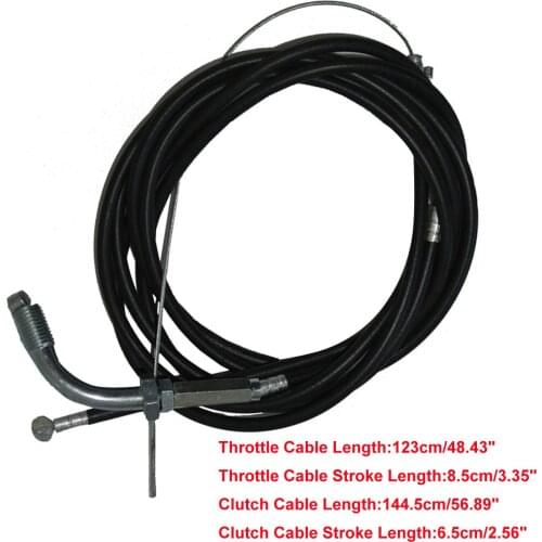 Throttle Cable & Clutch Cable Engine For 49cc 60cc 66cc 80cc Motorized Bicycle