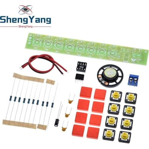 ShengYang 1set DIY Kit NE555 Component Electronics Electric Piano Organ Module for arduino
