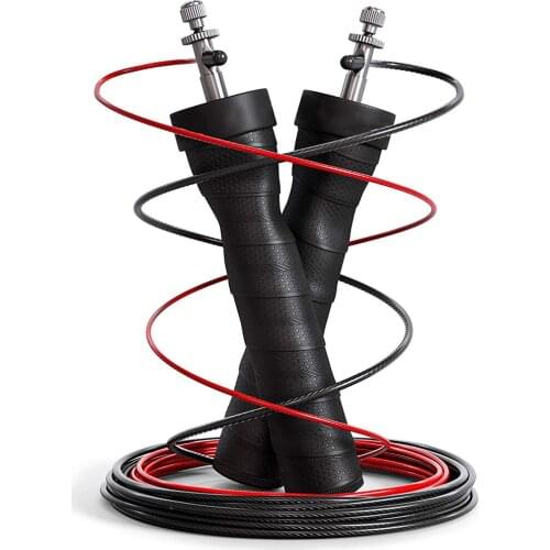 Skipping Rope Speed Weighted Jump Rope for Men Women Pro Ball Bearings Anti-Slip Handle Workout Fitness Sports Training Crossfit
