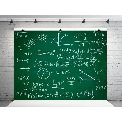 VinylBDS 7X5FT Back to School Backdrop for Photography Blackboard Photo Booth Background Studio