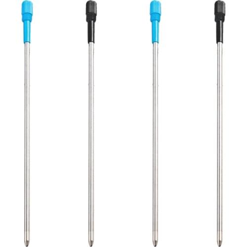 1pcs Simple Practical Metal Ballpoint Pen Refills Black Blue Ink Signing Pen Refills Wholesale