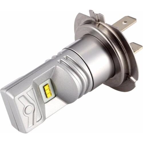 2Pcs H7 LED Bulb 80W 1600LM White 6000K High Power Fog Lights DRL Daytime Driving Bulbs 2-Sided Total 6PCS CSP LED Chips