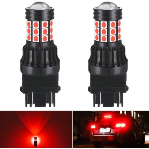 2x T25 3157 3156 P21W 1156 BA15S 1157 Led T20 7443 LED Backup Reverse Light for VW Hyundai Kia Skoda Toyota Honda White Red
