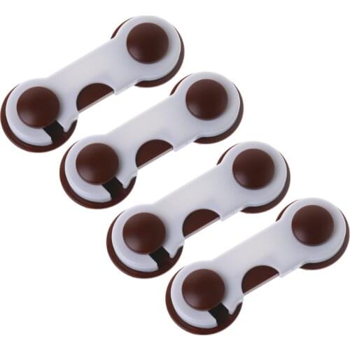 4Pcs Doors Drawers Wardrobe Toddler Baby Children Protection Safety Plastic Lock