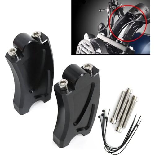 Motorcycle Handlebar Riser Mount Adapter For Honda CMX500 Rebel500 CMX300 CMX 300 500 CM 500 17-20 High Lifter Risers Accessory