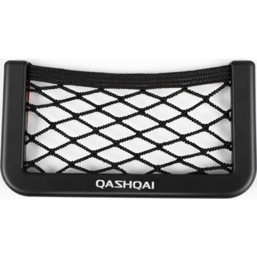 Car Storage Net Bag Phone Holder Pocket Organizer for NISSAN QASHQAI J10 J11 Accessories Car-styling