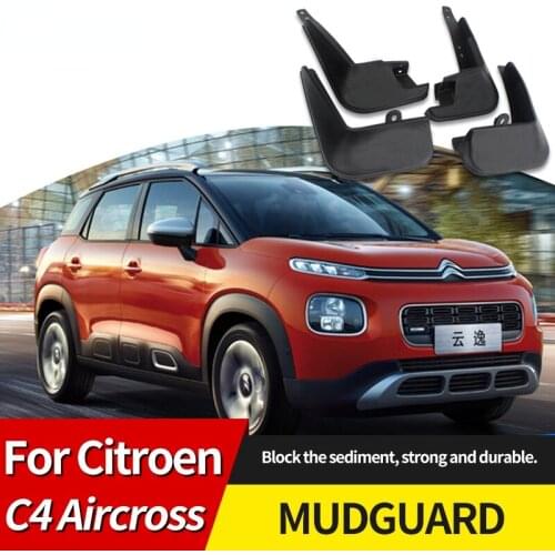 Mudflap Car Fender Mud Guard Splash Flaps Mudguards Car Accessories Front and Rear Fenders For Citroen C4 Aircross 2017-2020