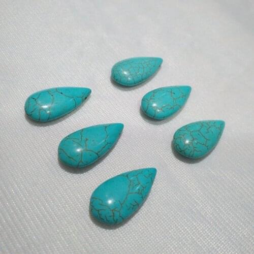 20 Piece/Lot Natural Stone Beads Teardrop Shaped Pendant DIY Handmade Jewelry Materials Jewelry Making Materials Wholesale