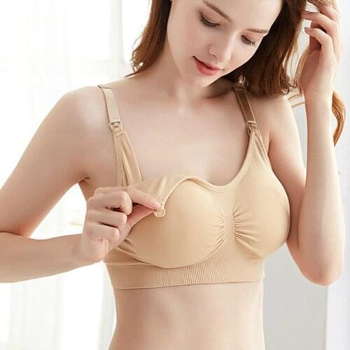 Front Closure Breastfeeding Bras Maternity Nursing Bra Plus Big Size Feeding Nursing Underwear Soutien Gorge Allaitement