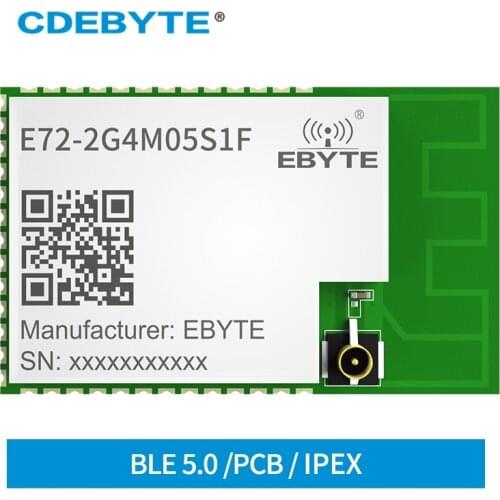 CC2652RB 2.4GHz BLE5 Thread Zigbee SMD Wireless SoC Module Transmitter 5dBm Lower Power Consumption PCB Antenna E72-2G4M05S1F
