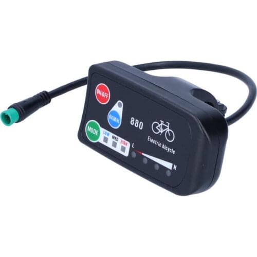 Electric Bicycle Display Waterproof Connector KT-LED880 Electric Bike 36V 48V LED Display Screen for KT Controller E-Bike Parts