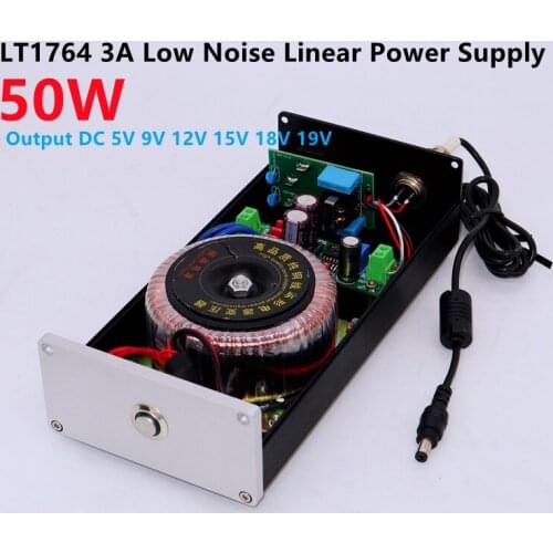 LT1764 3A Low Noise Linear Power Supply Output DC 5V 9V 12V 15V 18V 19V for DAC Bluetooth tube preamplifier