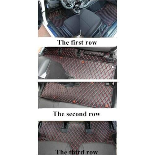 Best quality! Custom special car floor mats for KIA Rondo 7 seats 2020-2013 durable waterproof car rugs carpets for Rondo 2018