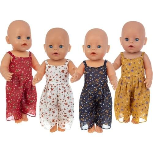 Fashion Suit Doll Clothes Fit 17 inch 43cm Doll Clothes Born Babies Doll Clothes For Baby Birthday Festival Gift
