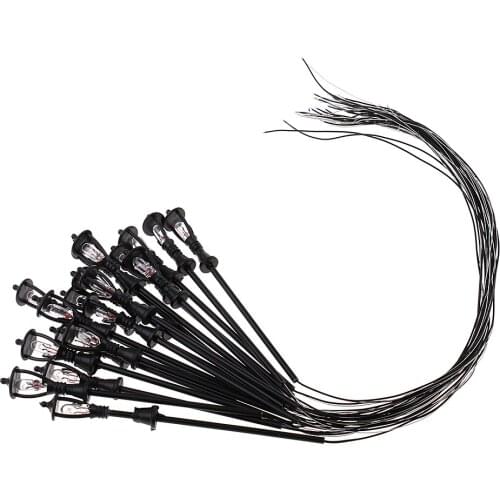 Set of 40 Model Railway Train Lamp Post Street Lights Fairy Garden