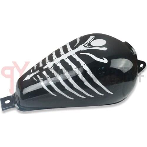Motorcycle Ribs Skull Tank Decals Stickers For CA250 CMX250 Rebel DD125E DD150E DD250E