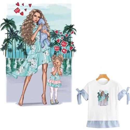 Great Mom Iron-On Transfer Boy Girl Clothes Decoration New Design Washable Print On T-Shirt Diy Accessory Stickers On Clothes