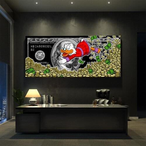 Banksy Alec Monopoly Wall Decor Art Canvas Painting Calligraphy Poster Print Picture Decorative Living Room Home Decor