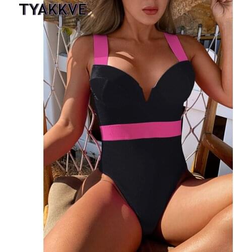 2021 New Sexy High Cut Women Swimwear Solid Underwired One Piece Swimsuit Female Bather Bathing Suit Swim Lady Bodysuit
