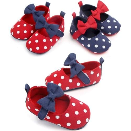 New Brand Baby Girl Toddler Shoes Cotton Casual Bow Baby Crib Shoes First Walkers Newborn Cute Non-slip Soft Soled Infant Shoes
