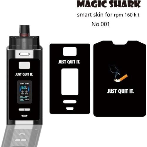 Unique Fashion No Smoking Vendetta Flower Full Sticker for RPM160 Skin Tape Case Film for Smok RPM160