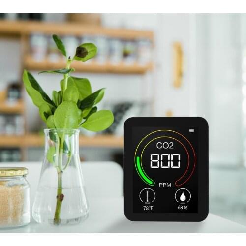 Multiple Uses Air Quality Monitor Portable 3IN1 CO2 Concentration Detector Temperature And Humidity Meter