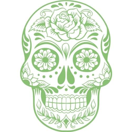 Logo Luminous Patch Flower Skull Iron Ons Patches for Clothing Thermal Transfer Fluorescence Stickers for Clothes Free Shipping