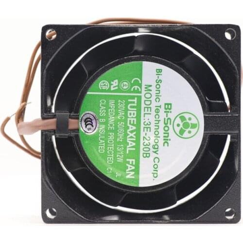 3E-230B brand new original Taiwan axial fan 8038 AC220V full metal high temperature axial fan