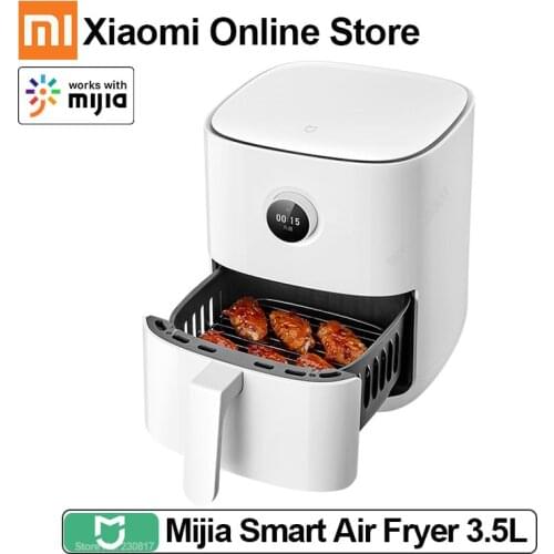 Xiaomi Mijia Smart Electric Air Fryer 3.5L OLED Screen Without Oil Oven Mi Air Frying Pan 360°Baking Mijia App Control