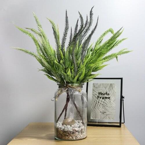 Greening Layout Green Plants Hanging Frost Pu Dogs Tail Grass Simulation Plant Home Dining Room Living Room