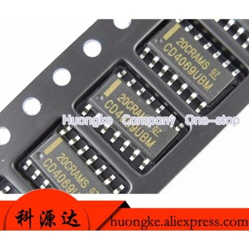 10pcs/lot CD4069UBE CD4069U CD4069 DIP CD4069UBM CD4069UB 14SOIC Inverter 6-Element CMOS