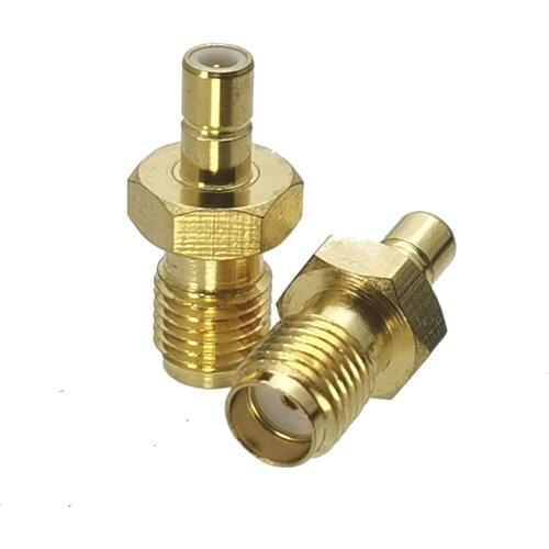 10Pcs SMA Female Jack to SMB Male Plug RF Adapter Connector Coaxial High Quanlity straight