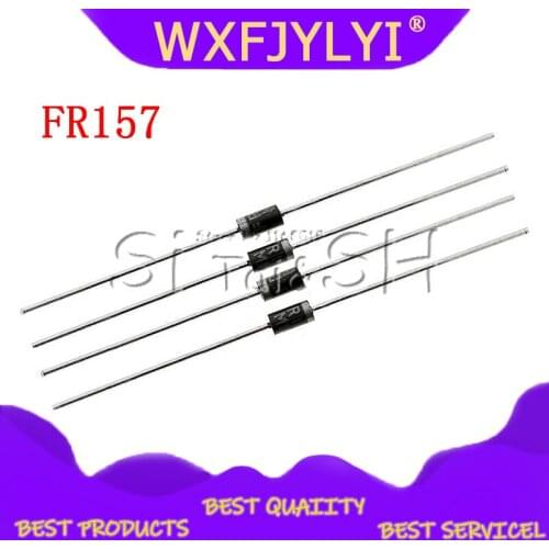 100pcs FR157 1.5A 1000V DO-15 Fast Recovery Rectifier Diode
