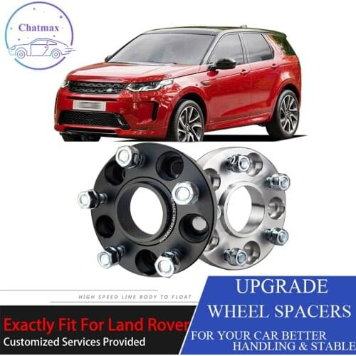 For Land Rover Discovery Sport 2014-2018 5X108 63.4CB 30mm Thick Hubcenteric Black/White Color Wheel Spacer Adapters