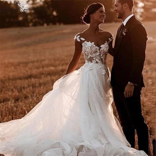 Century socialite Lace Wedding Dresses