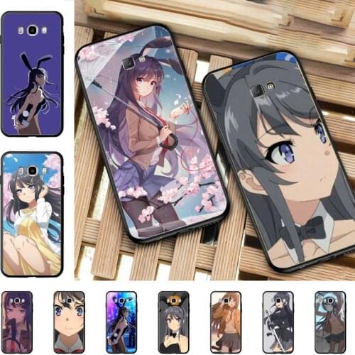 YNDFCNB Mai Sakurajima anime girl Phone Case for Samsung J4 plus J2prime J5 J6 plus 2016 J7 8 core 2017