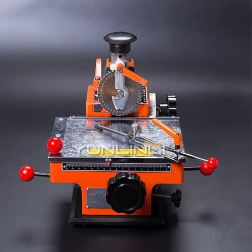 Electrical Nameplate Engraving Machine Semi-automatic Pressure Craving Machine Brand Press And Marking Machine