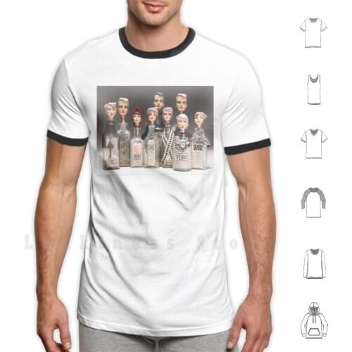 Group Shot-Bottle Portraits T Shirt DIY Cotton Big Size 6xl Tom Haney Haney Automata Automaton Kinetic Kinetic Art Kinetic