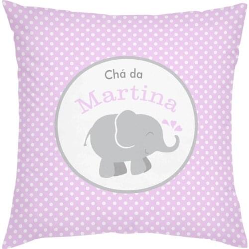 Personalized Elephant Baby Shower Pillow Case Cute Pink Dot Girl Baby Shower Pillow Case Custom Name Gift 18