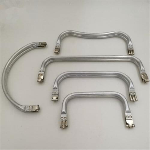 300*95/250*95/200*92/160*90/220*90/240mm Metal Aluminum Tube Frame Bag Handle Clutch Wallet Doctor Purse Bag Parts Accessories