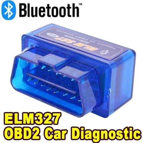 Mini ELM327 Bluetooth V2.1 OBD2 Mini Elm 327 Car Diagnostic Scanner Tool For ODB2 OBDII Protocols work for Android and PC