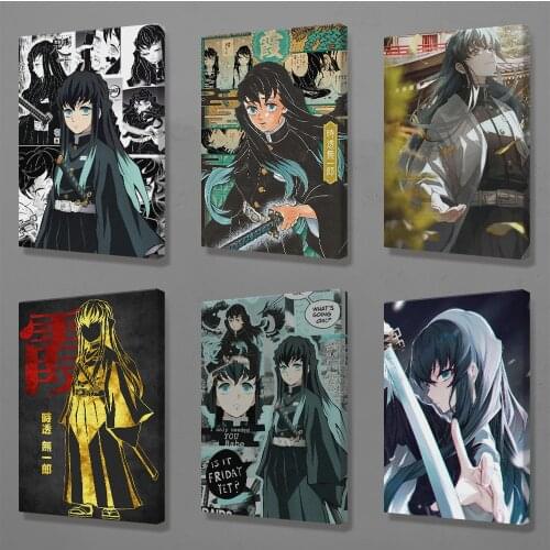 Muichiro Tokito Demon Slayer Kimetsu no Yaiba Home Decor Canvas Wall Art Decoration Prints Living Room Bedroom Poster Painting