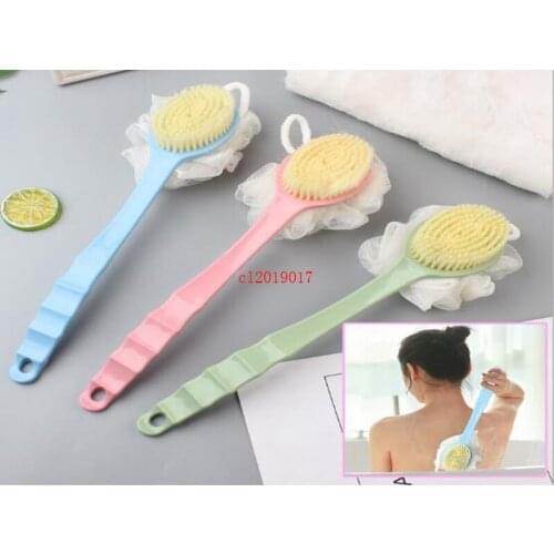 New 2 in 1 shower brush with shower flower back brush