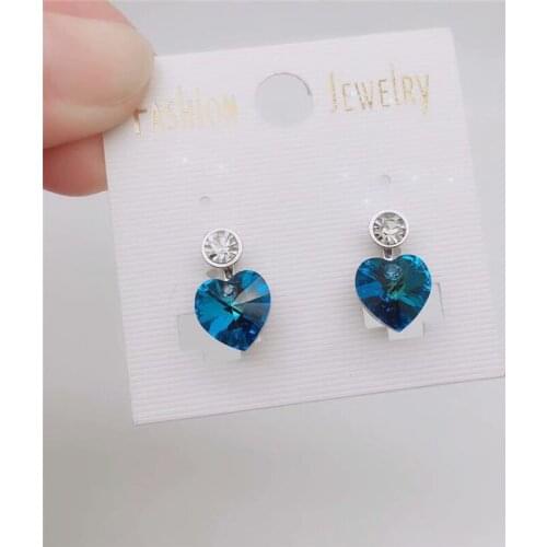 Ms Betti 2021 Clip On Heart Earrings Non Pierced Cute Design Girls Gift For Women Wedding Party Jewelry