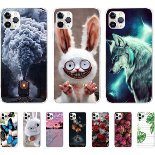 For Fundas iPhone 11 pro Case Cover Apple iPhone 11pro max Cute Minnie Silicone Phone Cover Case For iphone 11 capas