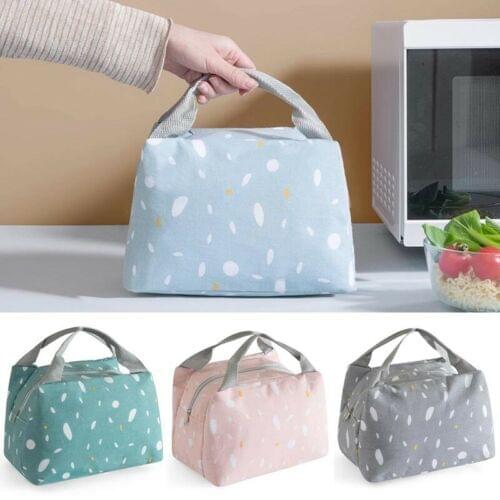 New Arrival Multicolor Lunch Bag Cationic Oxford Cloth Lunch Bag Picnic Beach With Leak-Proof Insulated Lunch Box Tote Bag