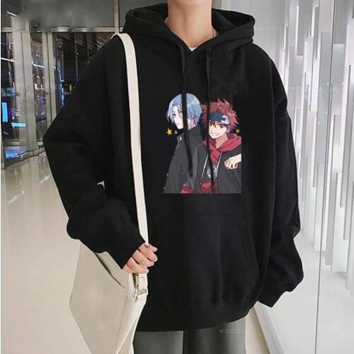 Hot Japan Anime SK8 The Infinity Skateboard Boys Reki X Langa Hoodies Harajuku Streetwear Unisex Skate Infinity Sweatshirt Male