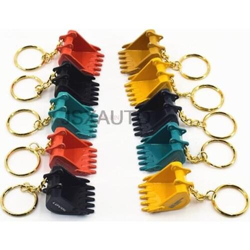 For excavator decoration key chain key chain cab decoration hanging buckle hanging decoration high-quality excavator boutique