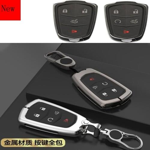 High-Quality Galvanized Alloy Car Smart Key Case Cover for Cadillac Ct6 Atsl Xt5 Xt4 Xts Car Accessories